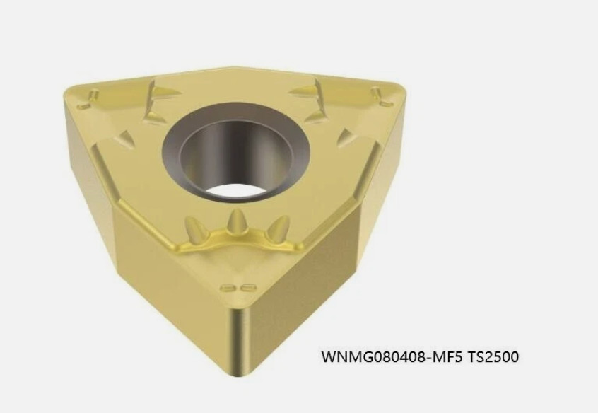 10 PCS  ORIGINAL  INSERTS      WNMG080408-MF5 TS2500