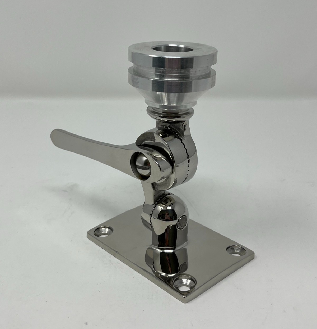 Adjustable Fixed Mount for Starlink Mini Antenna - Marine Grade 316 SS Boat