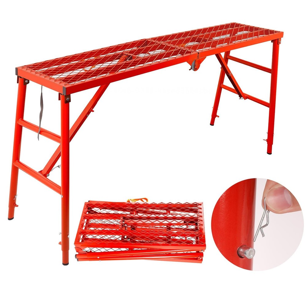 Foldable Scaffolding Platform Welding Table Work Bench for Garage 1500lb &2200lb