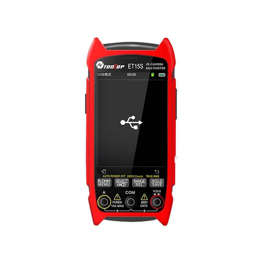 Thermal Imager IR Camera Multimeter 256*192 3.5Inch Screen Voltmeter USB PC 2IY5