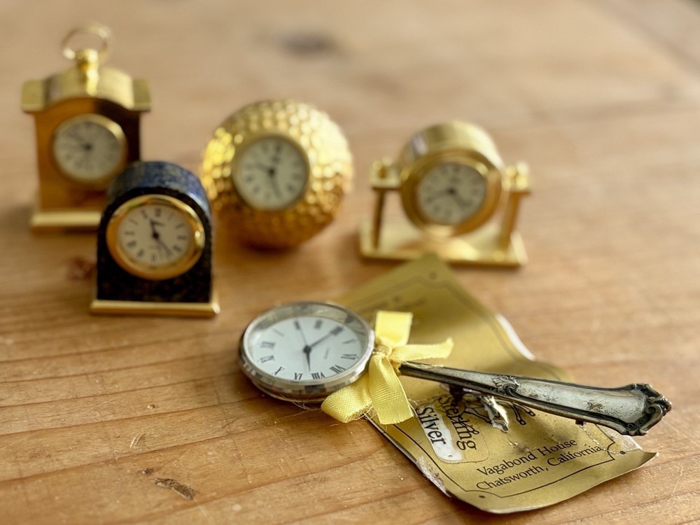 Vagabond House Sterling Handle Clock