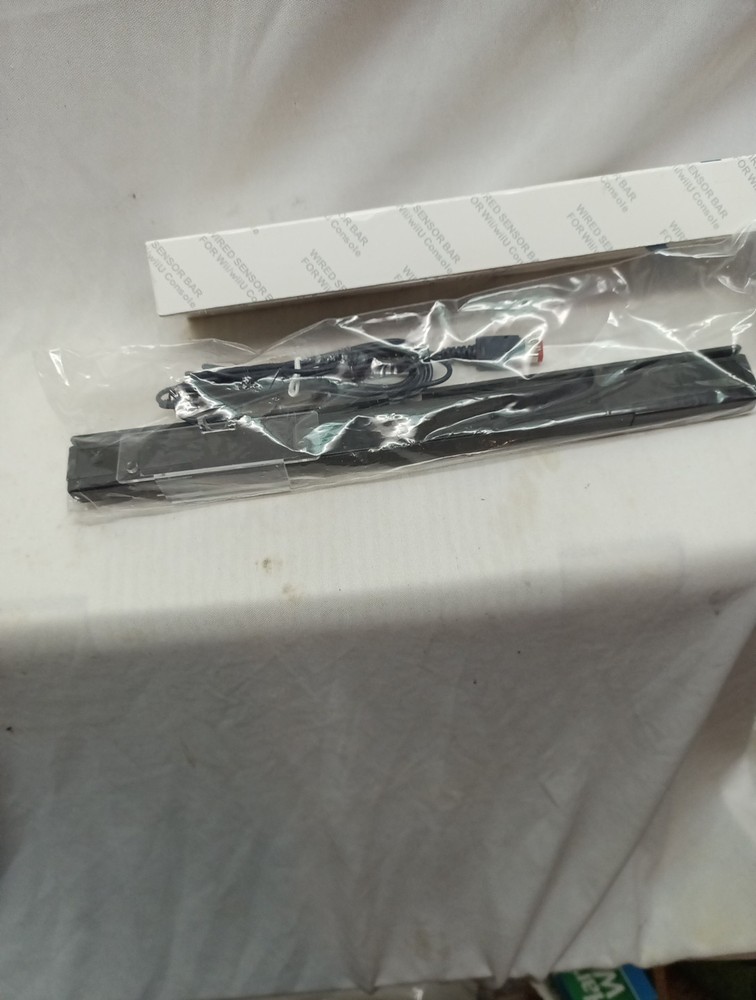 Wired Sensor Bar For Wii Wii U Silver Untested