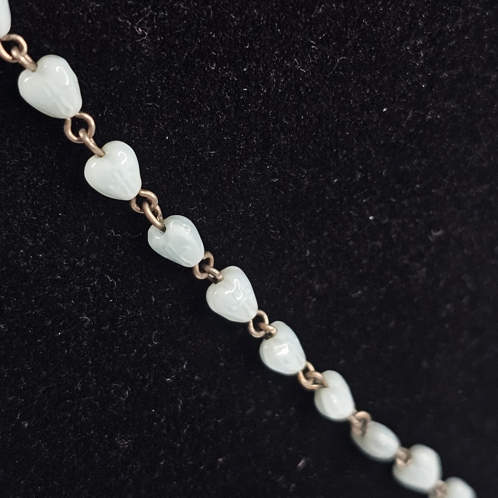 Blue Beaded Rosary Italy