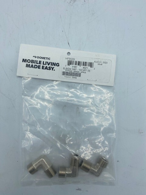 Dometic Elbow Fitting Brass HF5529