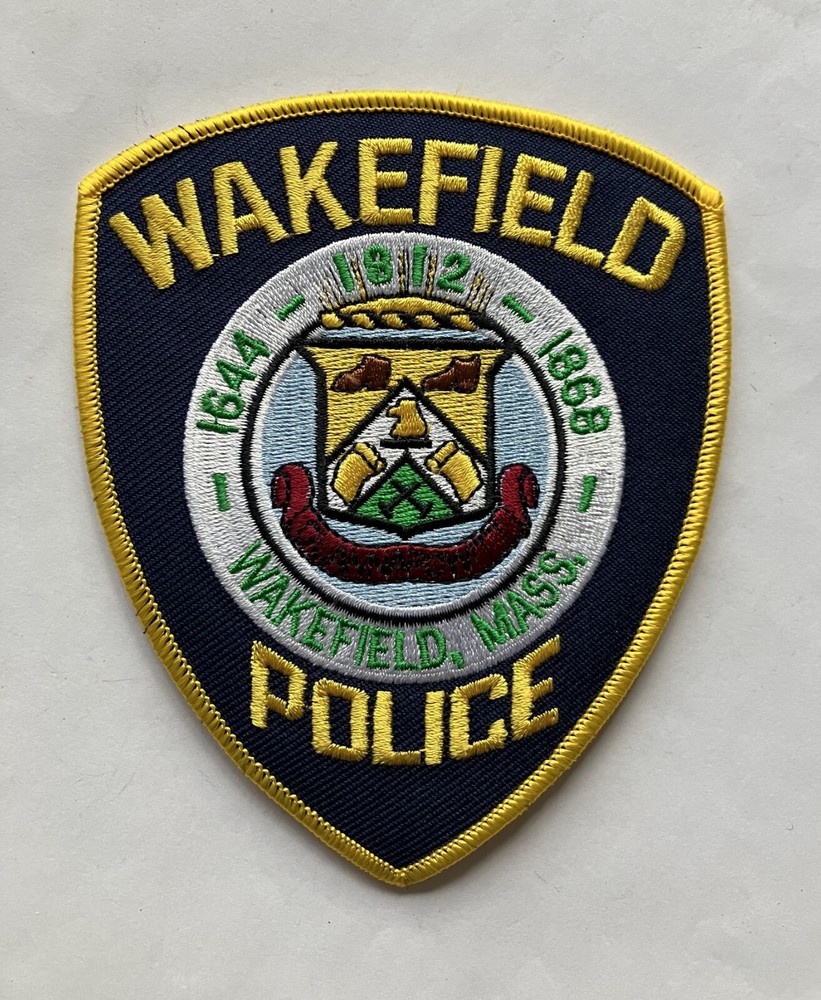 Obsolete Wakefield Police patch, Massachusetts