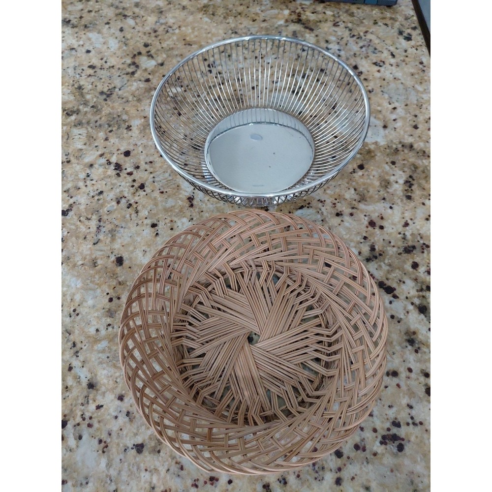 Gorham Silver Fruit Bowl YC742, 9.5" wire, round