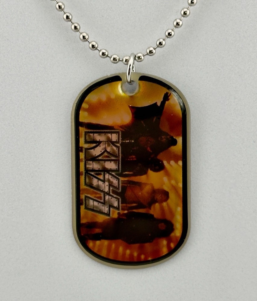 🎸 KISS 2010 Licensed Dog Tag Necklace on Ball Chain – 20 of 24