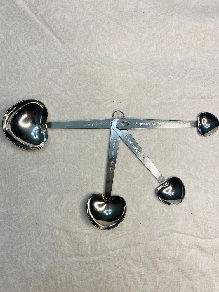 Heart Shape Measuring Spoons.