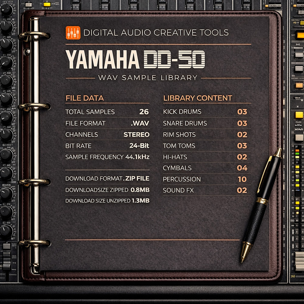Yamaha DD-50 Drum Machine Sample Library