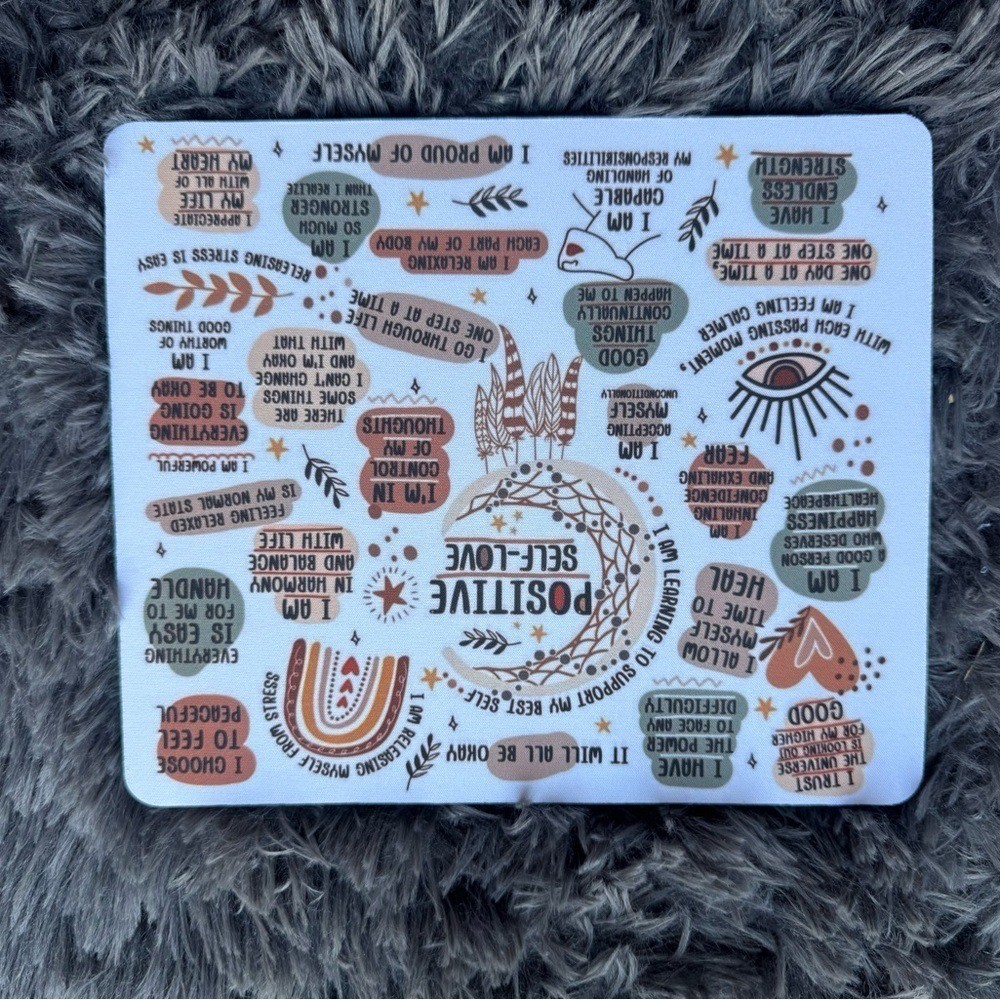 Custom Self love Mouse pad