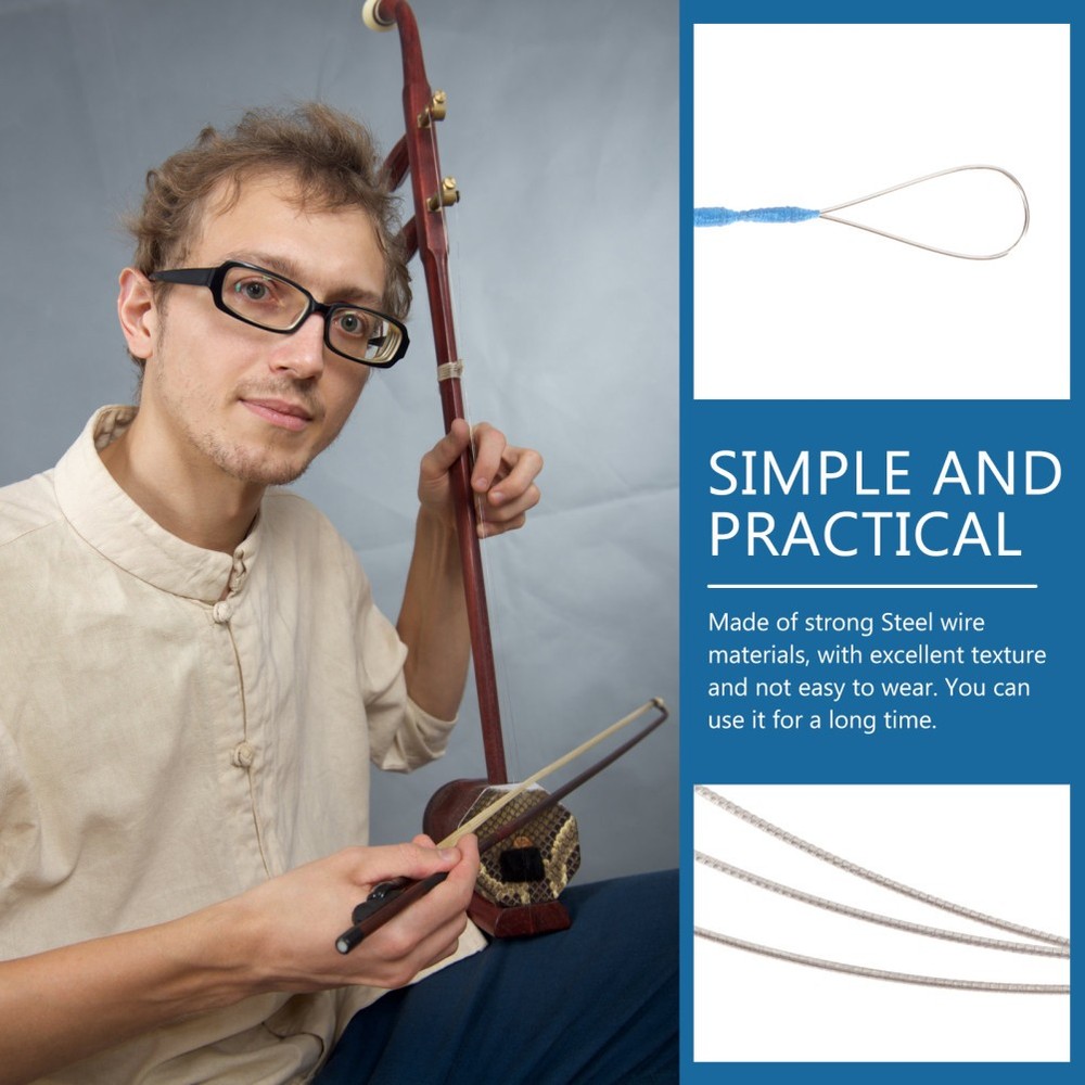 3 Sets Professional Erhu Strings Music Wire Inside and Outside Strings Erhu