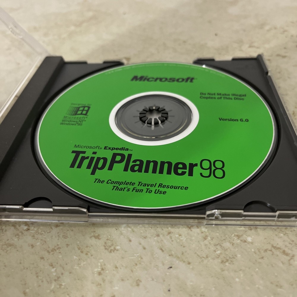 Microsoft Trip Planner 98 Disc Only