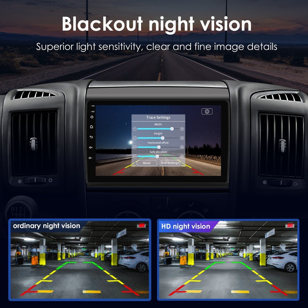 universal Car Rear View Backup Camera HD Night Vision Waterproof Reverse Camera6