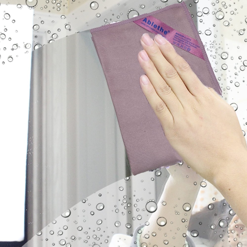 Ablethe Window Cleaning Cloth & Enviro Cloth Basic Package - Streak Free Clea...