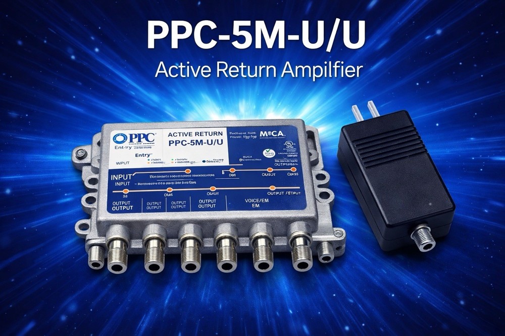 🔥 PPC-5M-U/U Active Return Amplifier w/ CommScope Adapter MoCA NEW 🔥