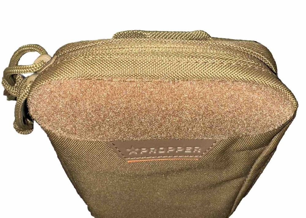 Propper Pocket Organizer with Removable Elastic Keeper Panel in Coyote Brown