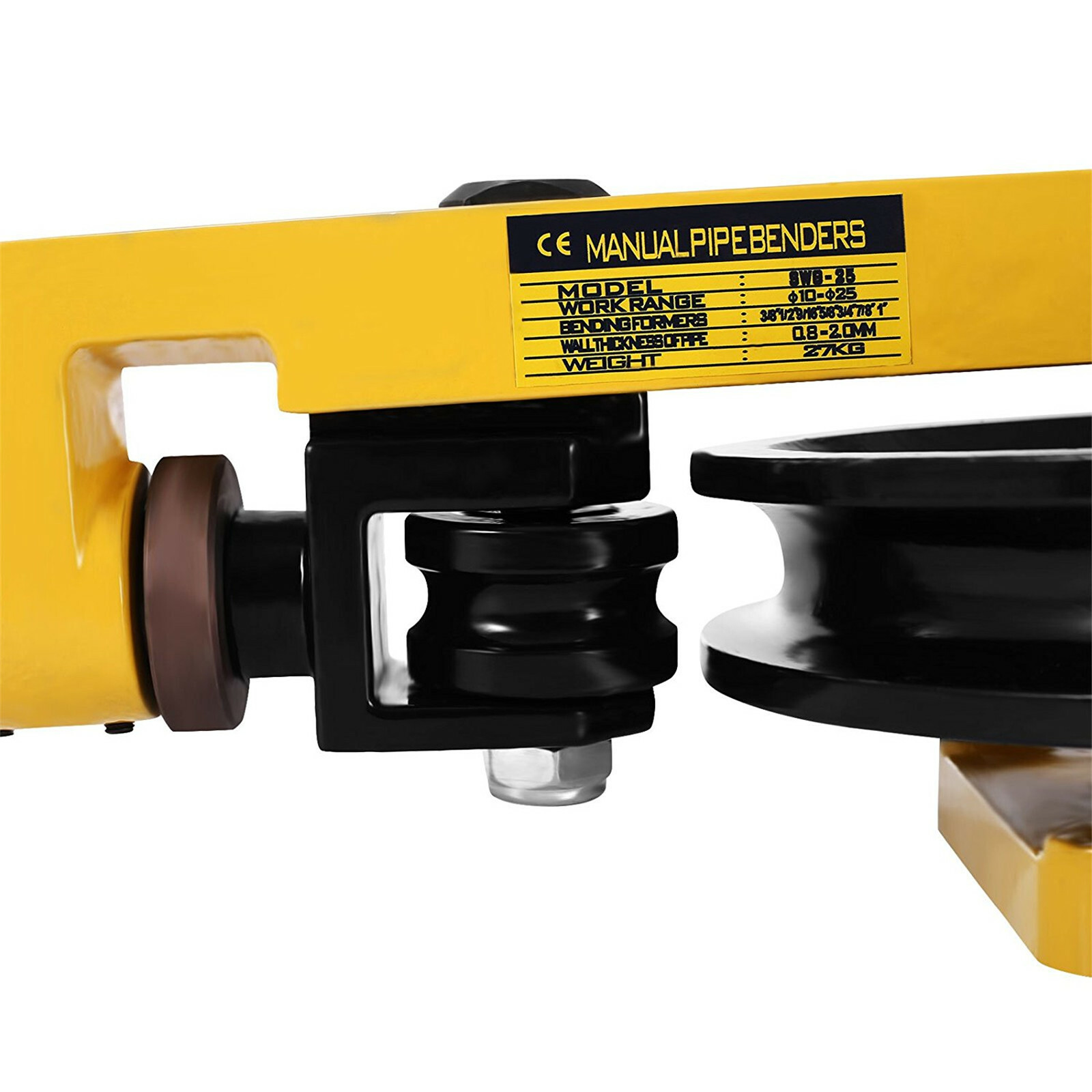 Pipe Bender, Manual Bench Bending Machine 3/8"-1" Tube Bender Set 7 Dies