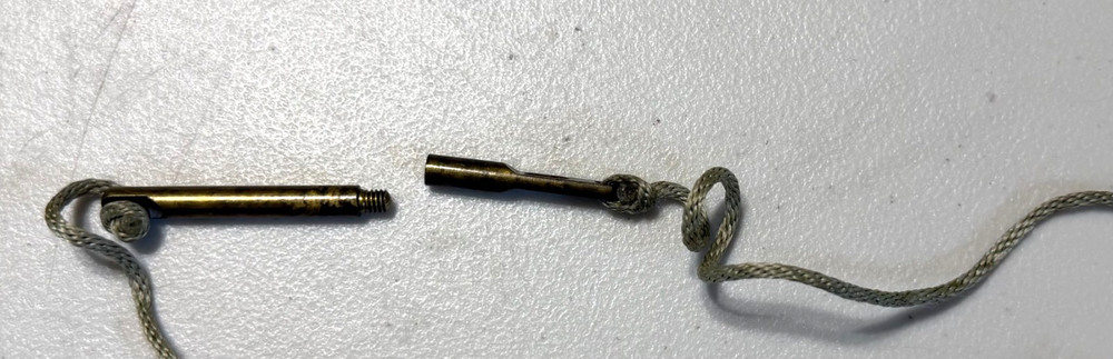 M1 GARAND GREASE POT , BRUSH, PULL-THRU and case USGI WWII