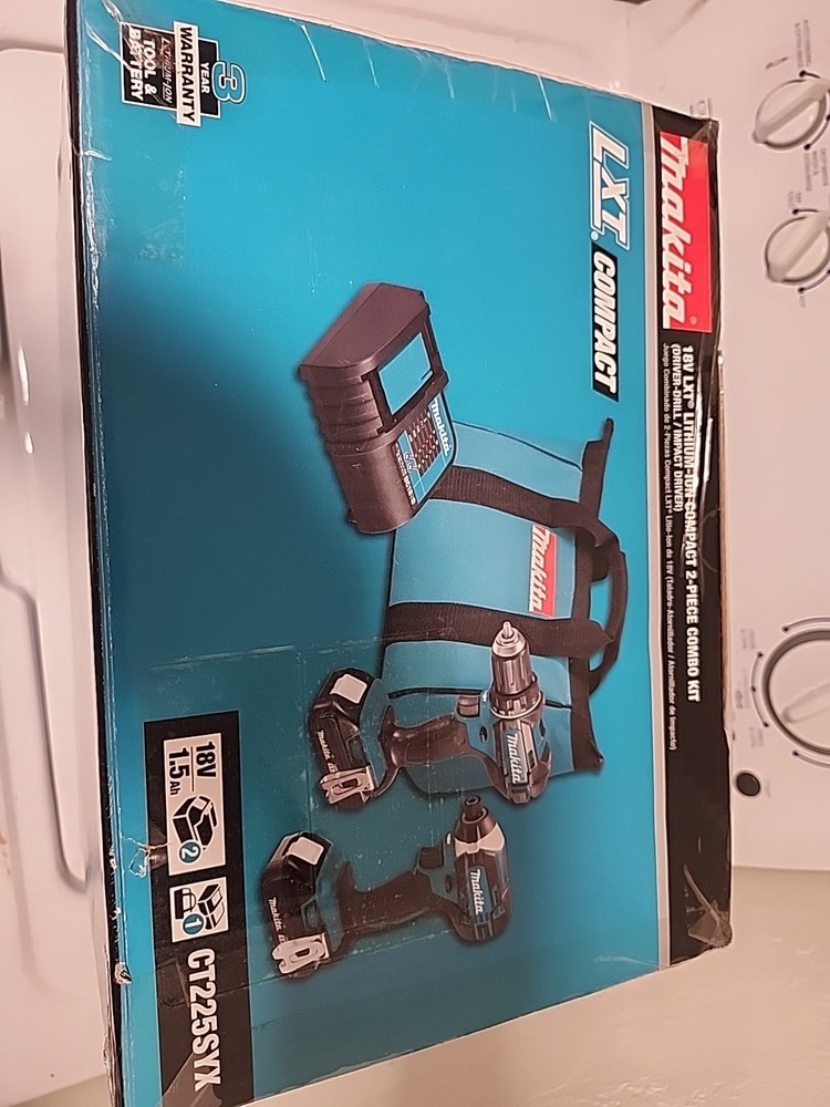 Makita CT225SYX 18V LXT Lithium-Ion Compact Combo Kit