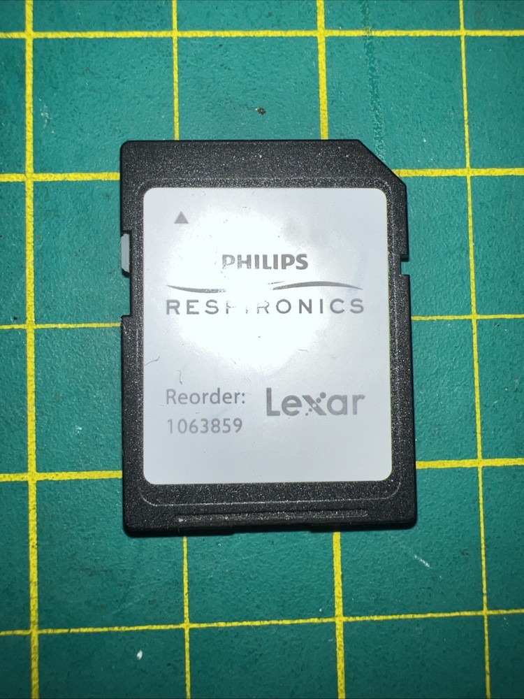 Philips Respironics SD data card (Reorder: 1063859) 2GB