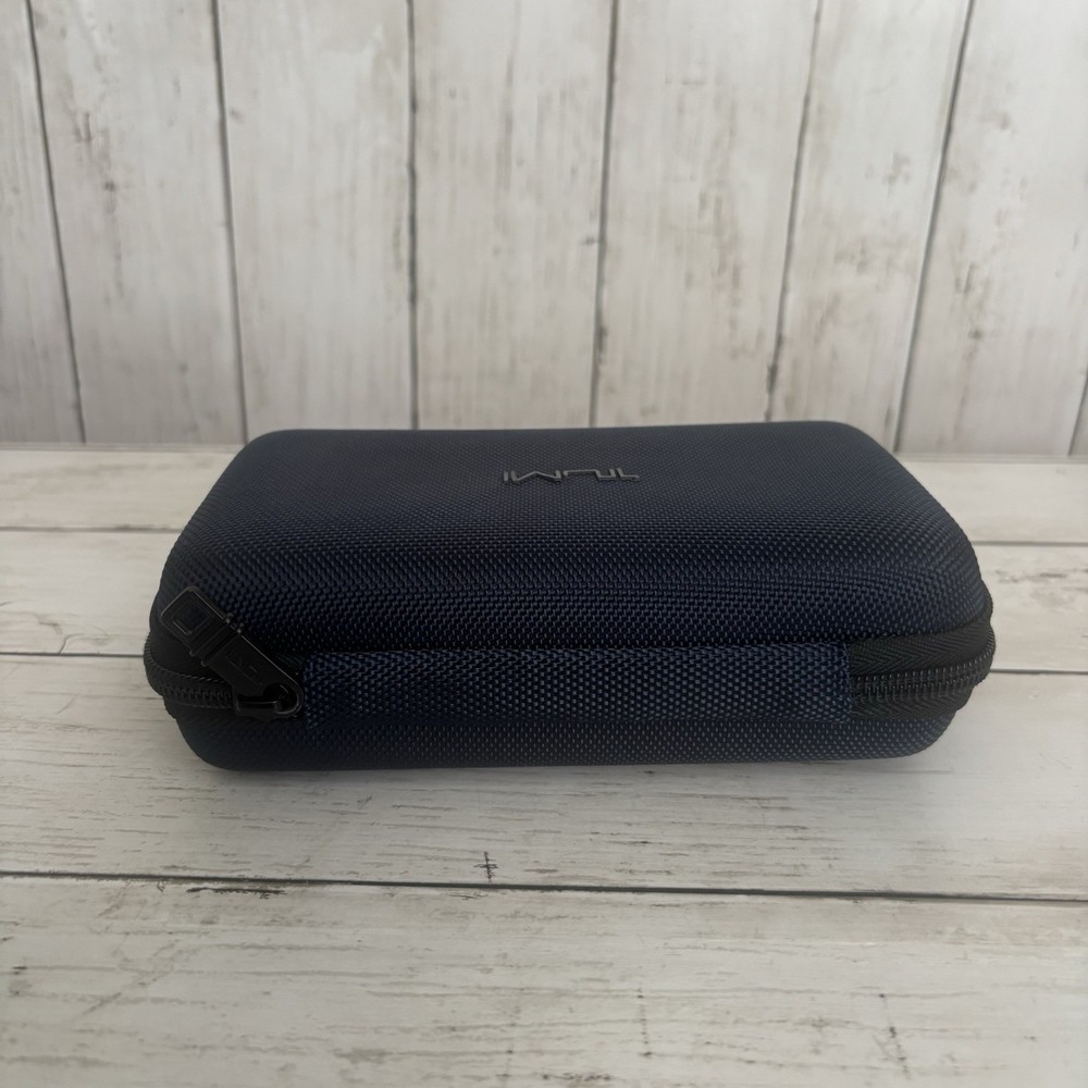 Tumi Delta Hard Shell Case Empty For Toiletry Cosmetics Amenity Kit Read*