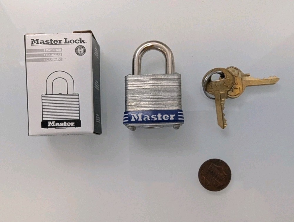 Master Lock 7KA Padlock Set (*6 Locks) NEW/OPEN BOX