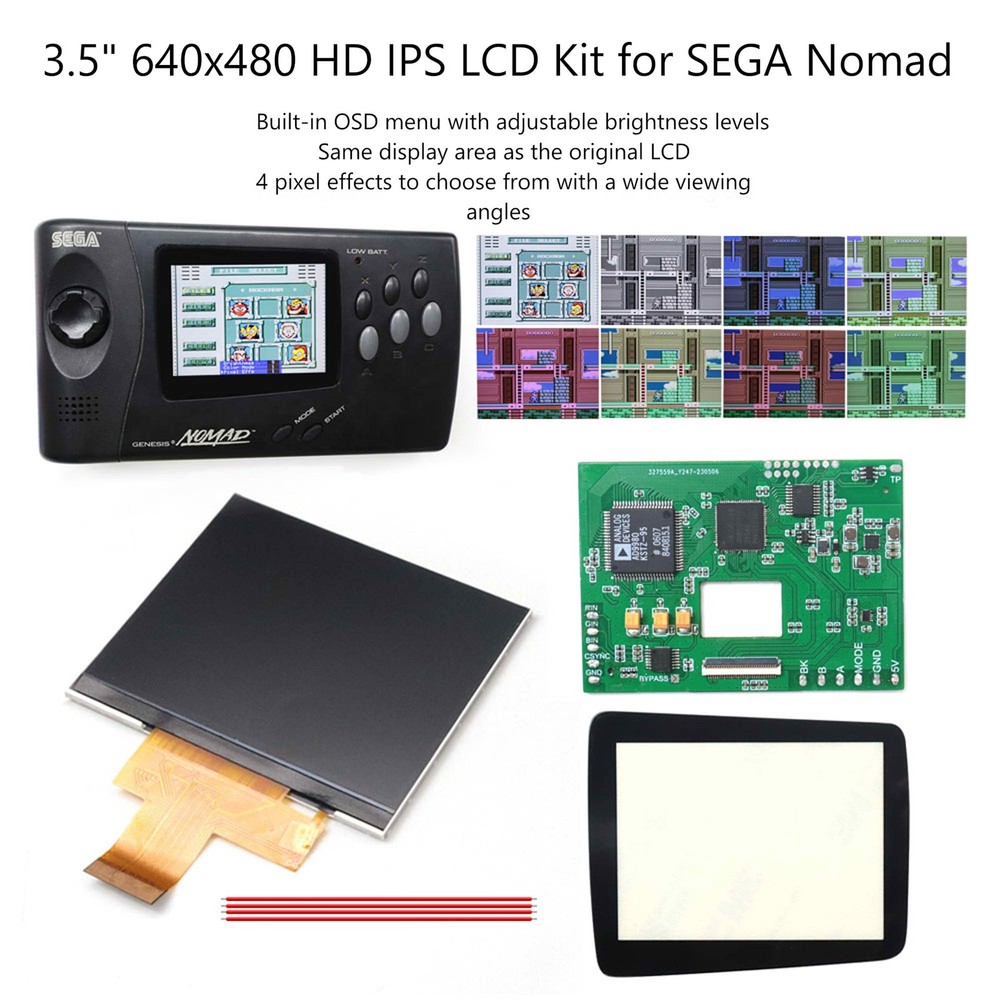 Backlight LCD Kit for Sega Nomand