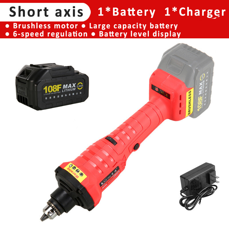 1200W 18V Electric Straight Grinder Handheld Variable Speed Grinding Machine 6mm