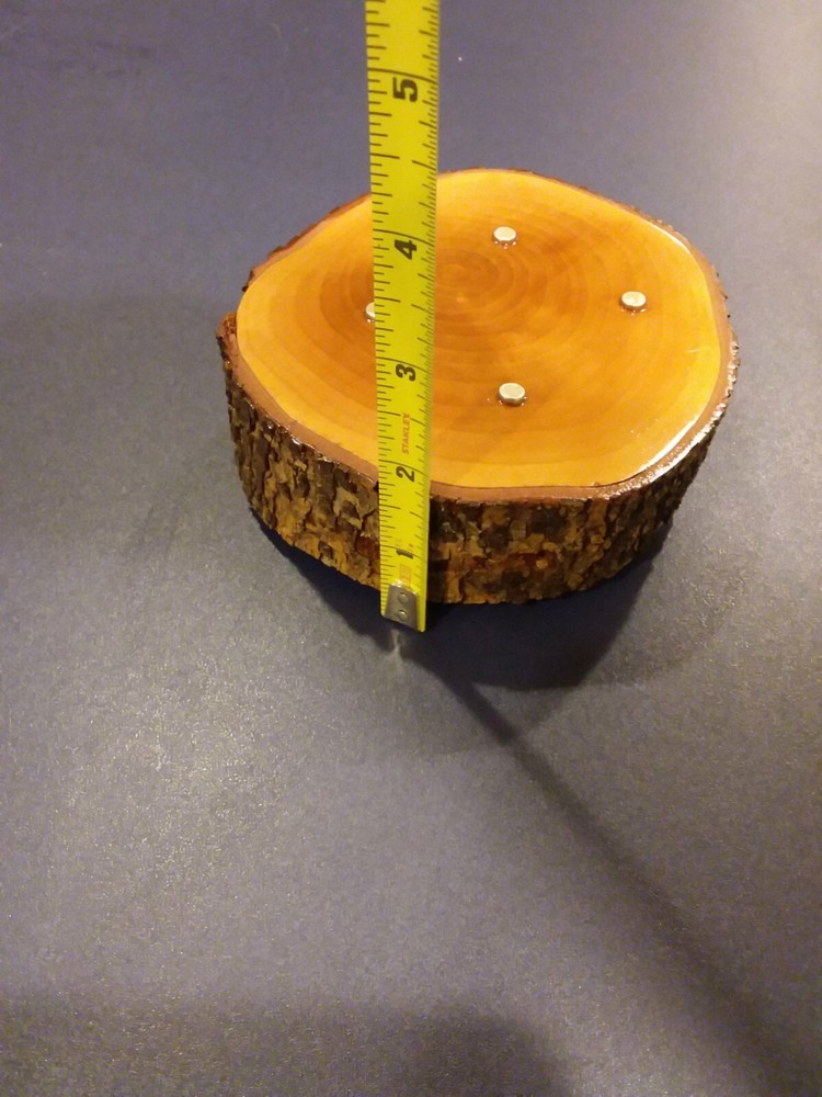 FOLDING KNIFE DISPLAY STAND, SOLID PEAR WOOD