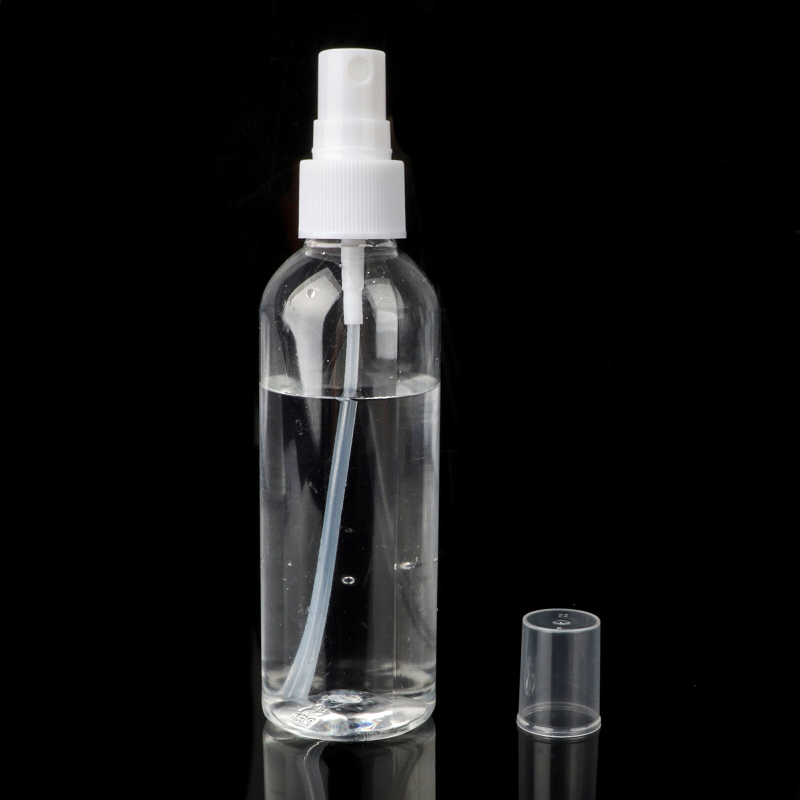 1~5PCS 30ml/60ml Travel Spray Bottle Plastic Transparent Perfume Empty Atomizer