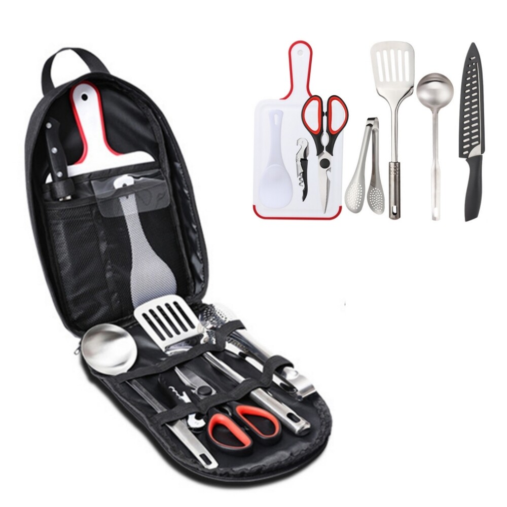 Camping Cooking Utensils Set Kitchenware Cookware Equipment Out/Indoor Gear Kit