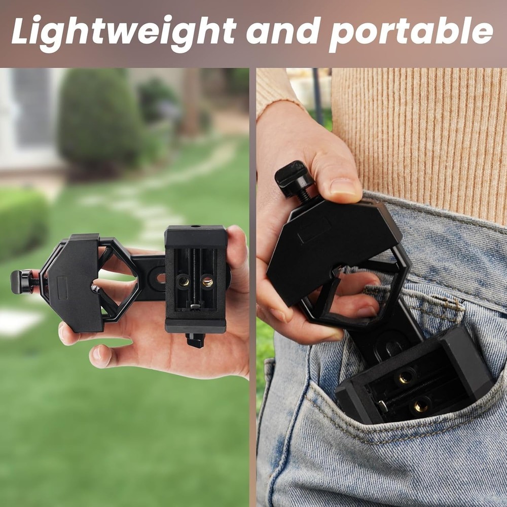 Versatile Smartphone Adapter for Telescopes, Binoculars - Record Your Adventures