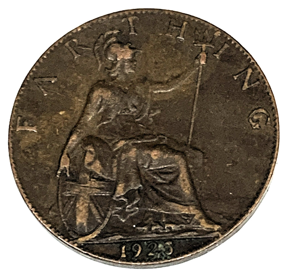 # C8864   GREAT BRITAIN     COIN,     FARTHING   1925
