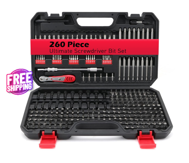 Gunsmith Screwdriver Set Wheeler Gunsmithing Firearm Tools Kit 260 Bits Pro NEW