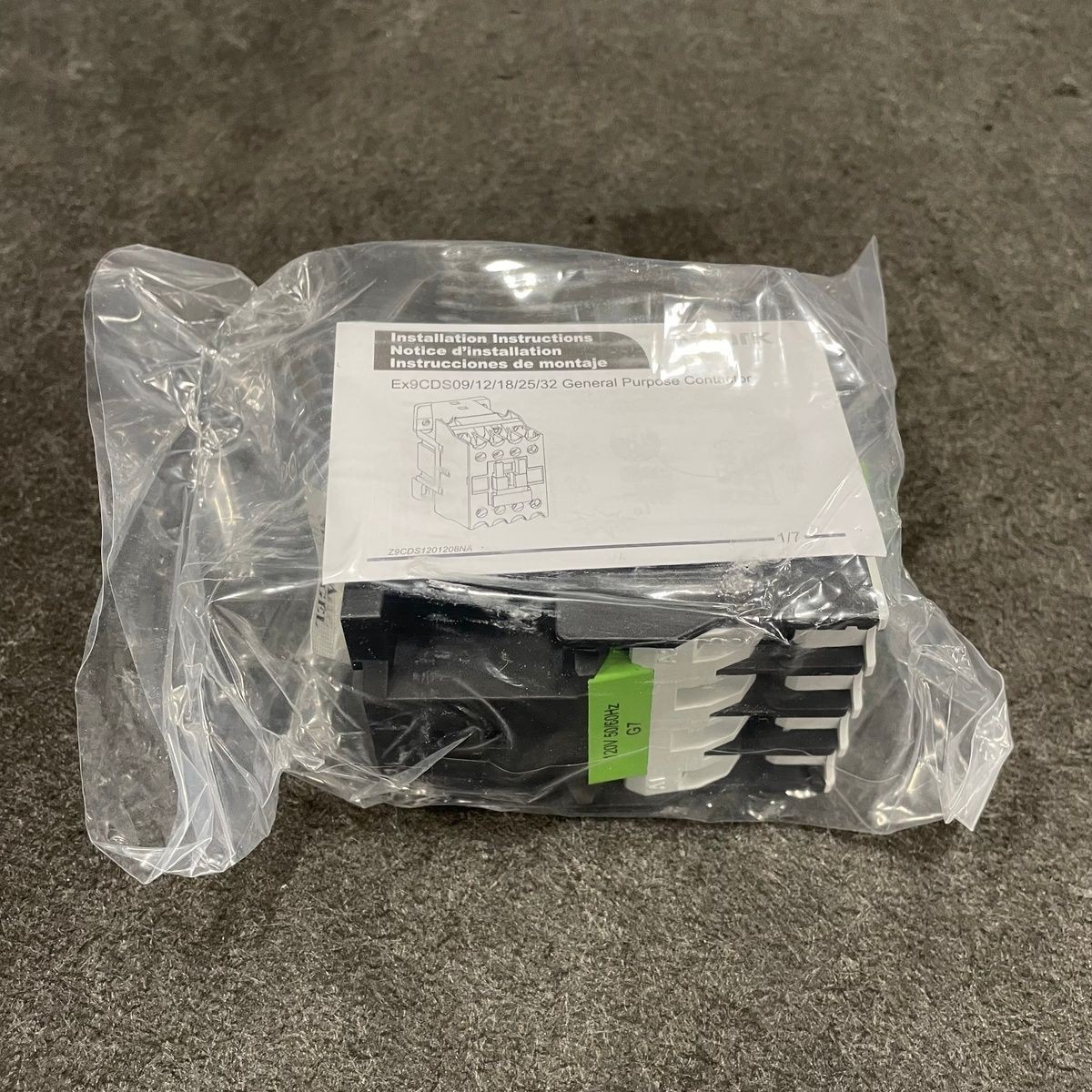 NOARK Ex9CDS25A30G7A Standard IEC Contactor 25A 120V