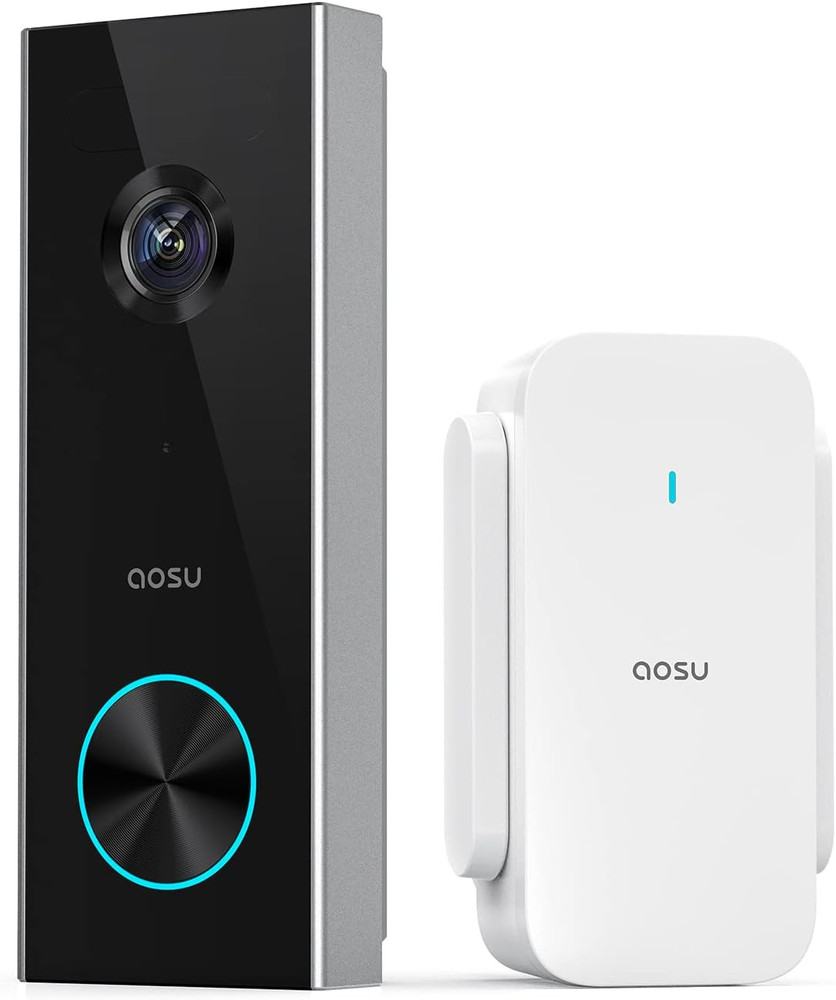 Doorbell Camera Wireless, Battery-Powered Video Doorbell, 2K Resolution,Support