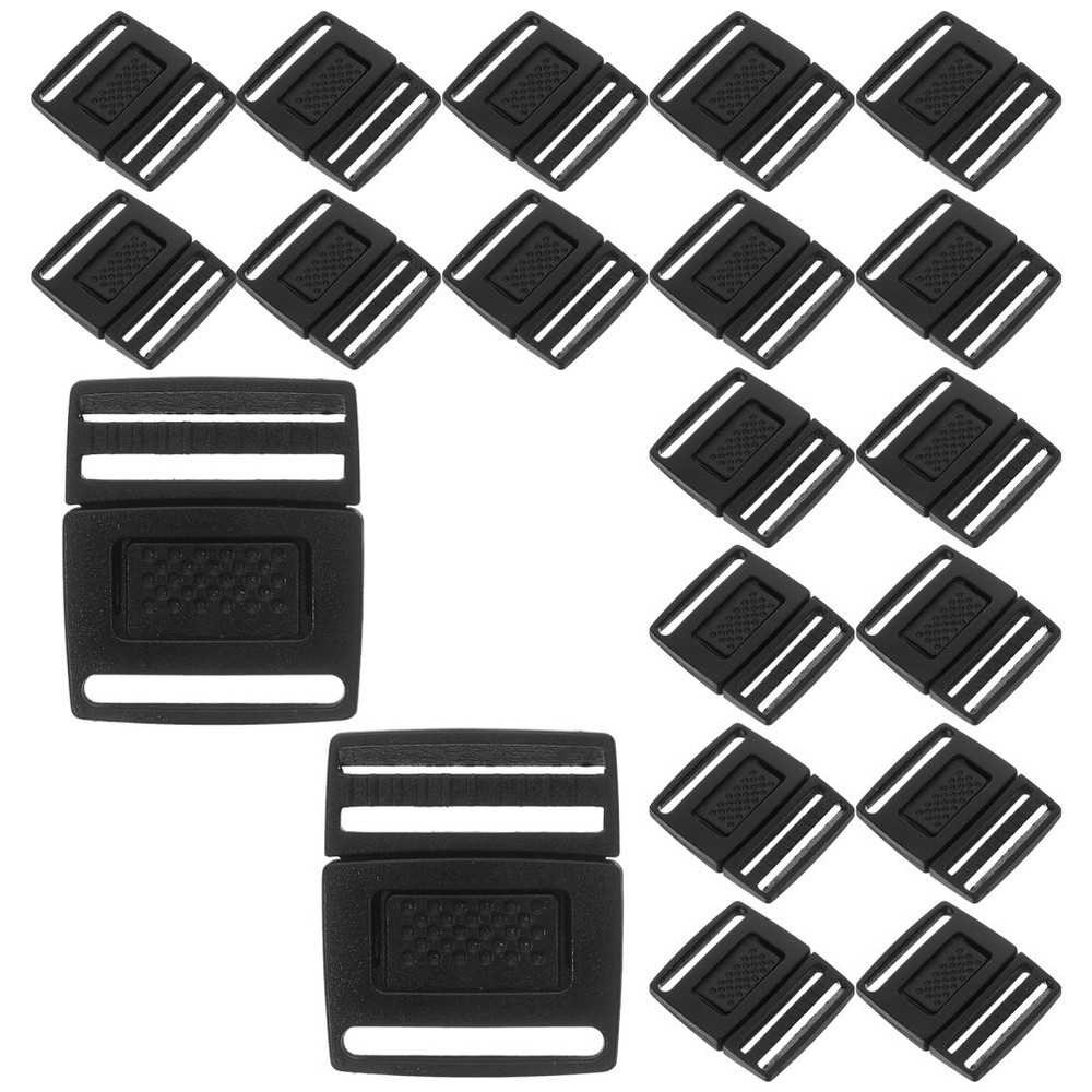 100 Pcs Cap Buckle White Buckles and Straps Hat Snap Replacement