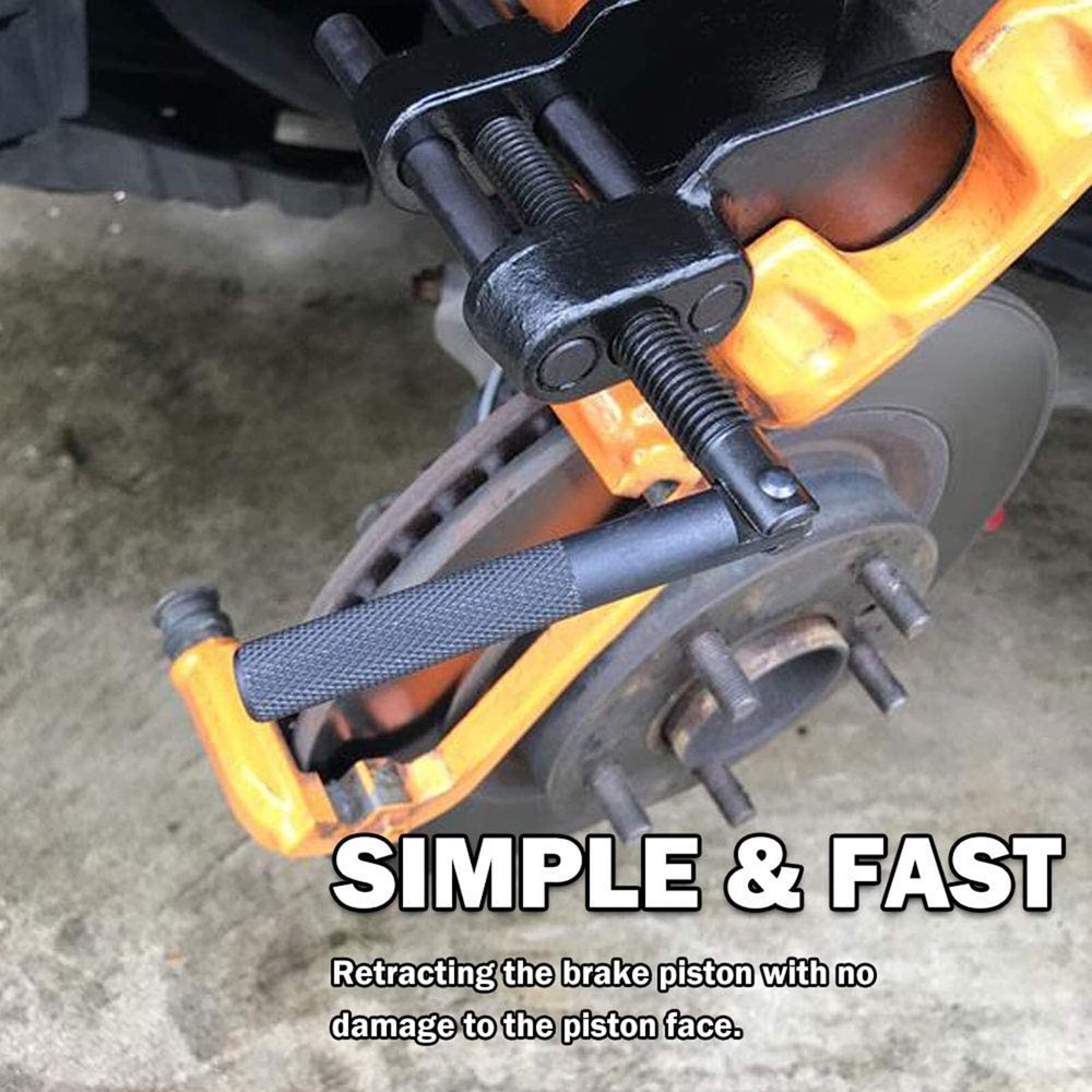Heavy Duty Brake Caliper Press Tool Disc Brake Pad Spreader Piston Compressor...