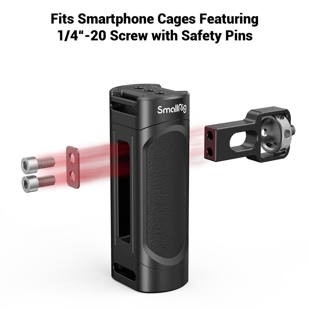 SmallRig Side Handle for Smartphone Cage Video Rig Lightweight 1/4 Threads -2772