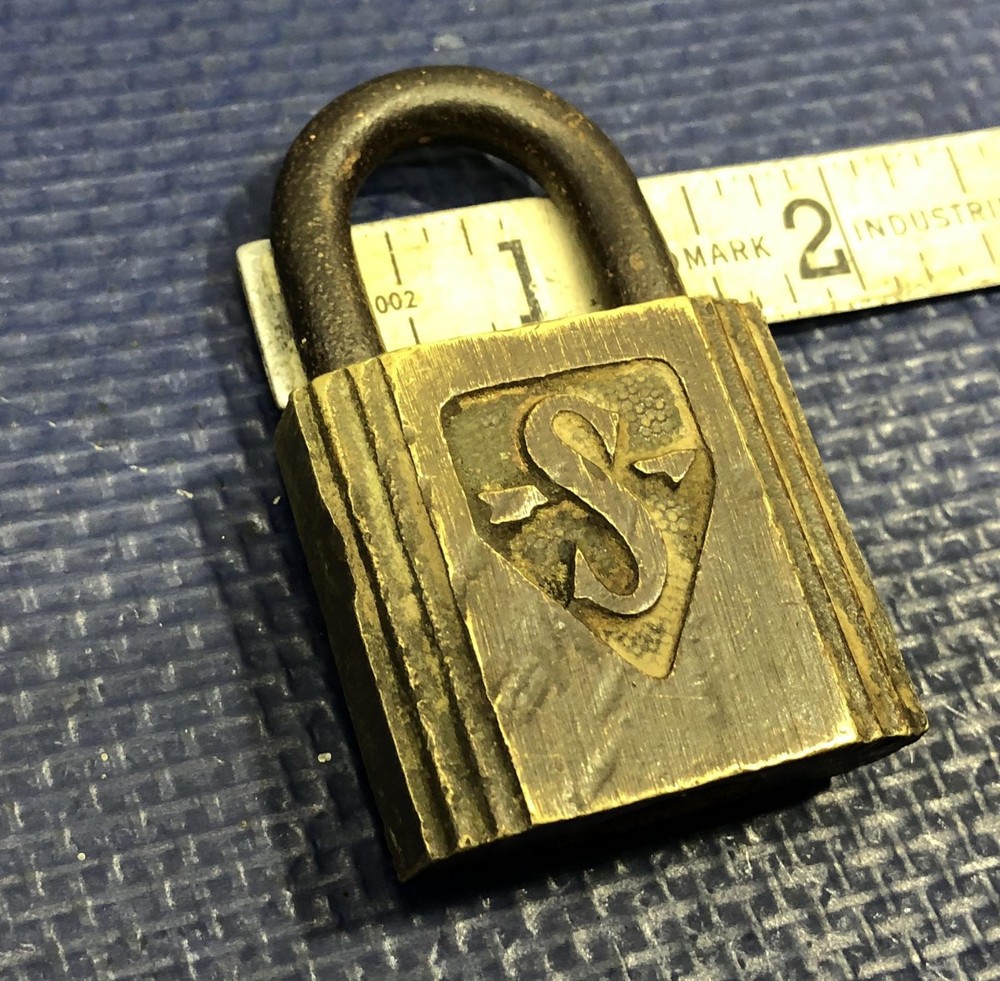 Slaymaker Brass Padlock pad lock vintage