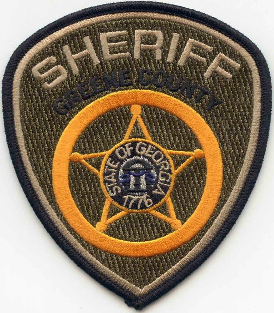 GREENE COUNTY GEORGIA SHERIFF POLICE PATCH