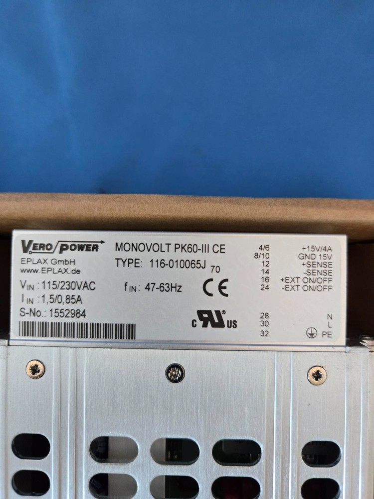 New Monvolt PK60 116-010065J