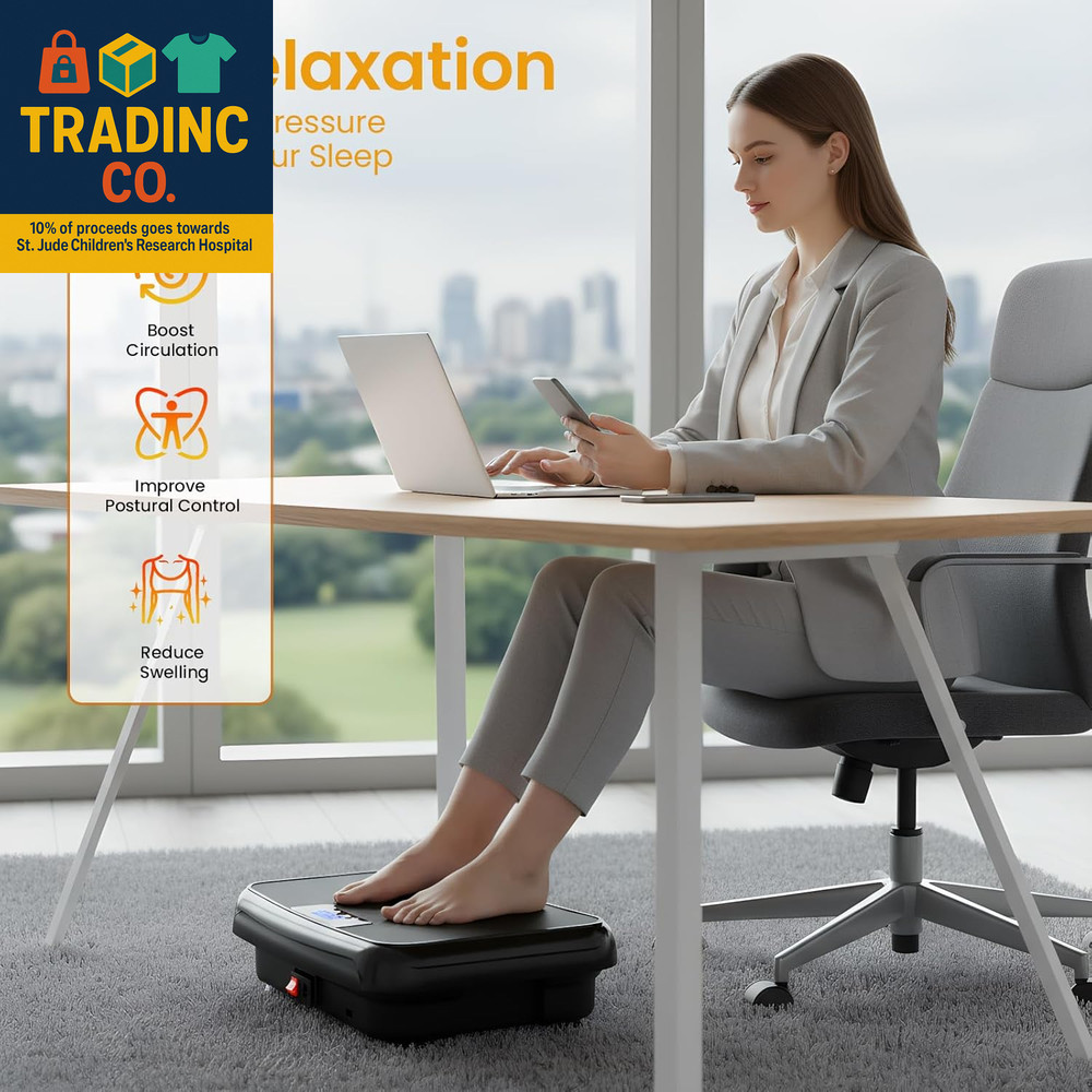 Vibration Plate Exercise Machine: Mini Vibrating Plates for Lymphatic Drainage