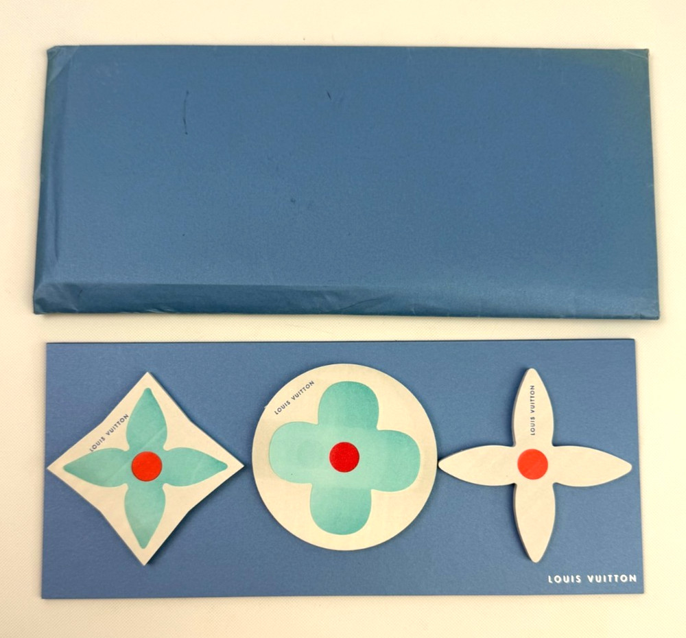 RARE Authentic Louis Vuitton VIP Gift Monogram Sticky Notes Hard To Find!!