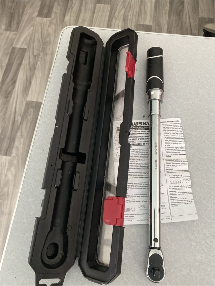 Husky Micrometer Adjustable Torque Wrench