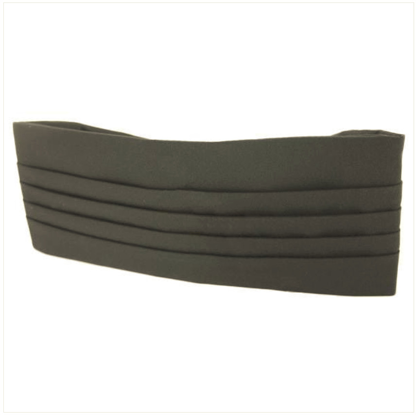 Vanguard NAVY CUMMERBUND: BLACK - FEMALE