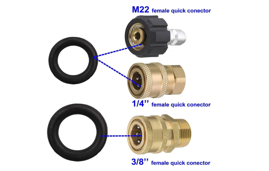 O Ring Power Pressure Washer Rings Quick Connect Coupler Connect Fitting 50 Pack