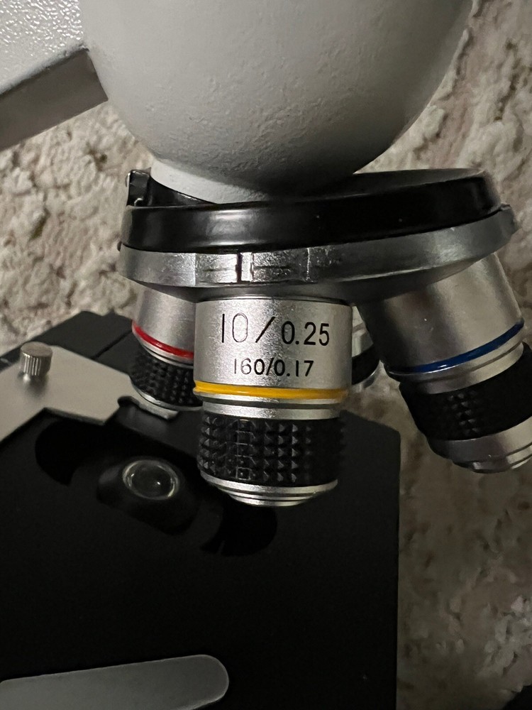 Professional Binocular Microscope with Double Layer Stage Abbe Condenser “READ”