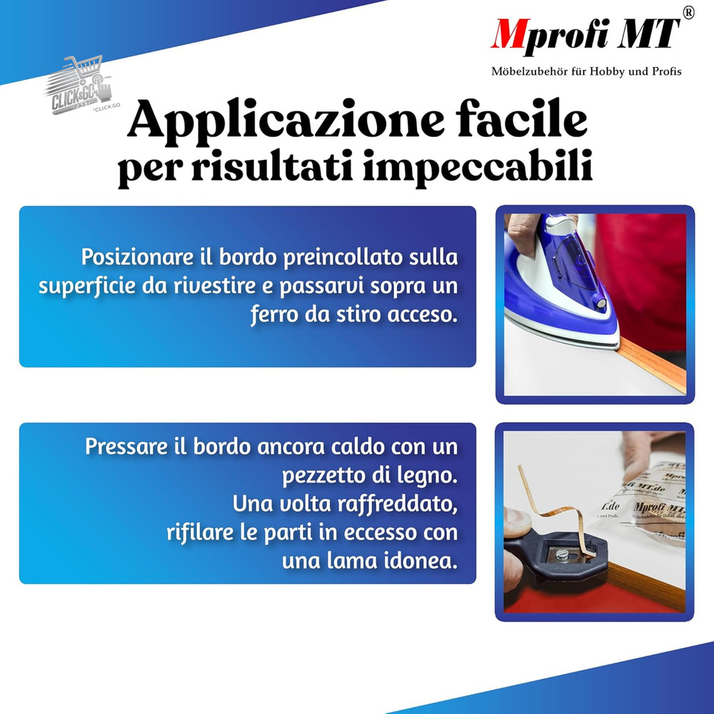 ® - Multiplex Effect Edge | 22mm X 5M | Easy to Apply | Kitchen Edge in