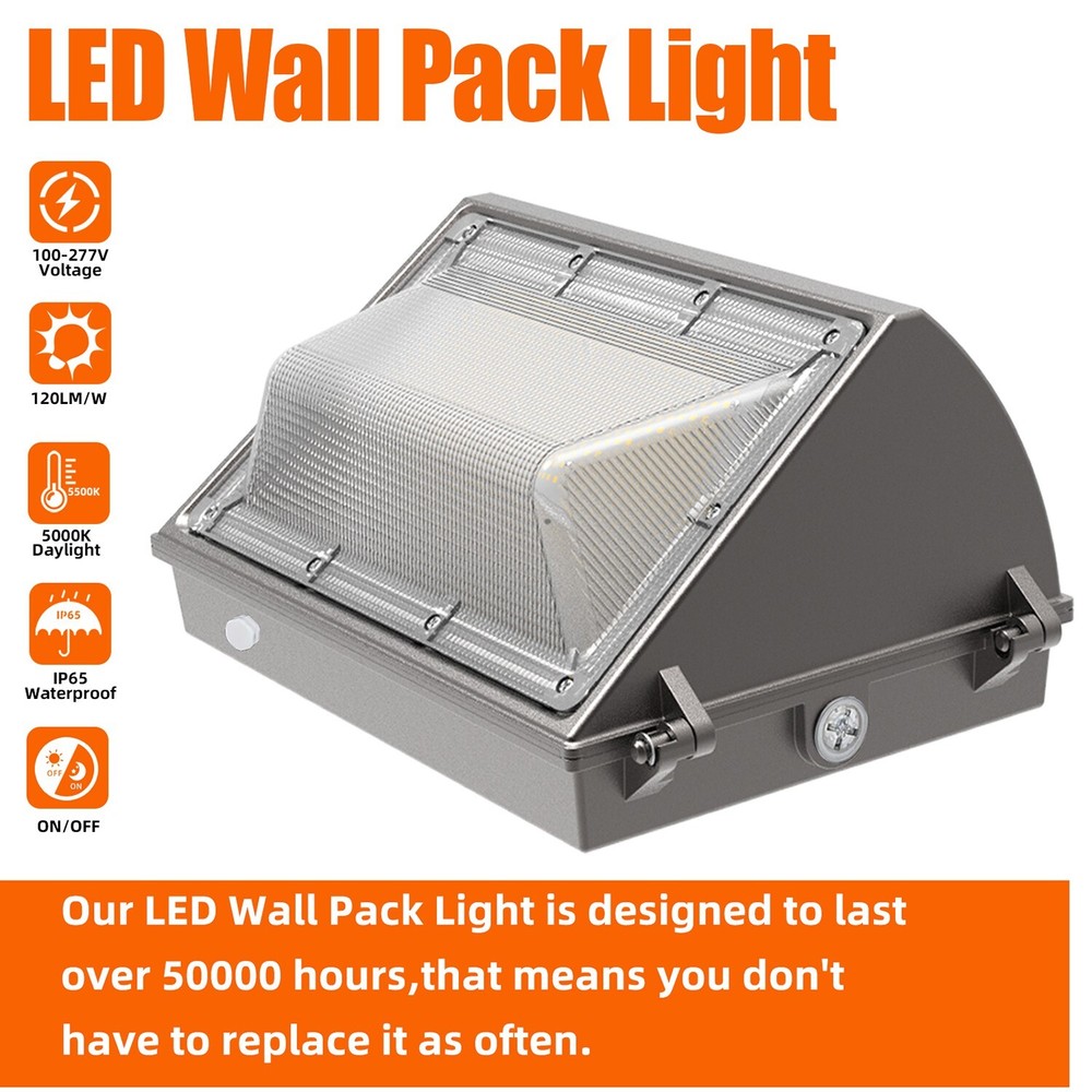 150 Watts LED Wall Pack Light Replace 600/800W Outdoor Security Wall Pack Lights